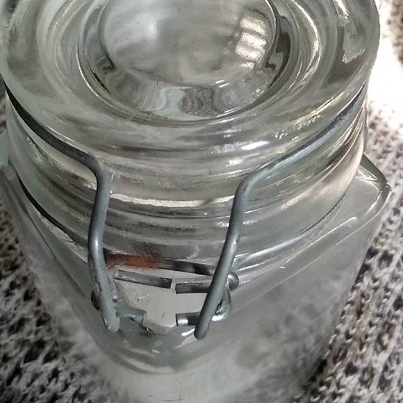 5/$15 Glass Jar with Hinged Lid - Picture 5 of 5